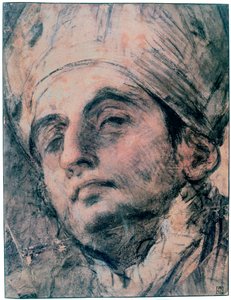 Estudo de retrato, c1676-1727 de Giovanni Antonio Pellegrini