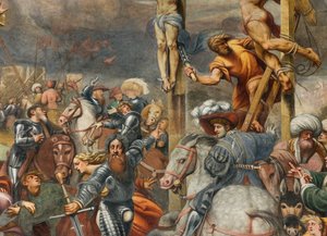 Counterfaccata, IL Pordenone, Crucifixo 1520-21, Detalhe