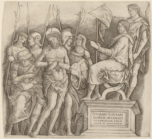 Cristo diante de Pilatos de Giovanni Antonio da Brescia