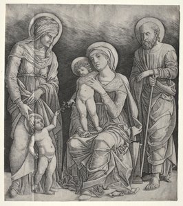 Sagrada Família com Santa Isabel e o Menino São João Batista, c. 1500.