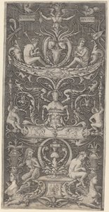 Painel Ornamental com a inscrição "Victoria Augusta" de Giovanni Antonio da Brescia after Nicoletto