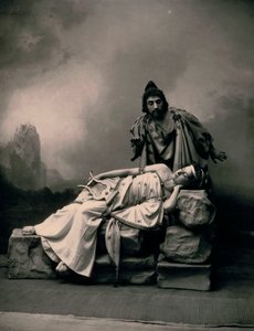 Cena grega de uma peça de teatro de Phillipe de Marlier