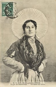 Cartão postal: Mailotte, mulher marinheira de Ville/Boulogne-sur-Mer