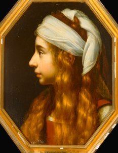 Retrato de uma rapariga de Giovanni Baglione