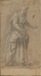 Mulher caminhando para a direita de Giovanni Baglione