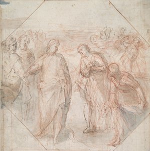 A Queda de Simão Mago (recto); O Chamado de Tiago e João (ou de Pedro e André) (verso)