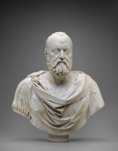 Busto de Cosimo I, Grão-Duque da Toscana, c.1572 (mármore) de Giovanni Bandini