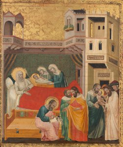 O nascimento, nomeação e circuncisão de São João Batista, c. 1335.
