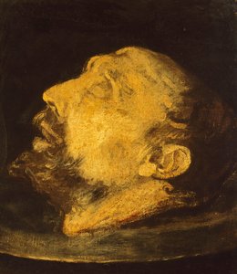 A cabeça de São João Batista em um planalto de Giovanni Battista (1567 1633) Crespi