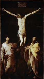 Crucificação com São Tiago, São Filipe e São Francisco (óleo sobre tela