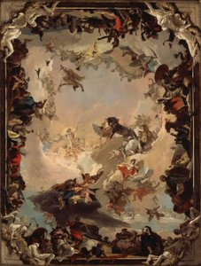 Alegoria dos planetas e continentes de Giovanni Battista Tiepolo