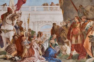 Continência de Alexandre, o Grande (detalhe) de Giovanni Battista Tiepolo