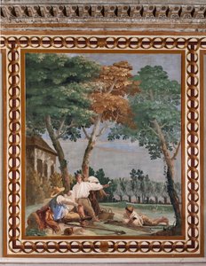 Alojamentos para Hóspedes, Sala das Cenas Rurais: "O Descanso do Camponês" de Giovanni Battista Tiepolo