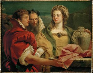 Rebeca no poço ... de Giovanni Battista (1696-1770) Tiepolo