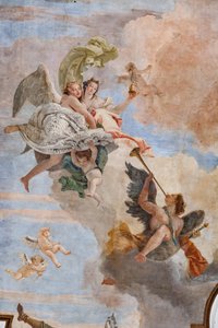 A Luz da Inteligência supera as Trevas da Ignorância (detalhe) de Giovanni Battista Tiepolo