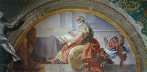 Itália, Bergamo, Capela Colleoni, São Marcos Evangelista de Giovanni Battista Tiepolo