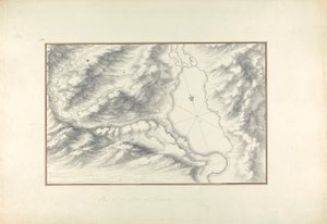 Plano do Lago Tiberíades de Giovanni Battista Borra