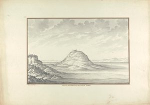 Vista ocidental do Monte Tabor de Giovanni Battista Borra
