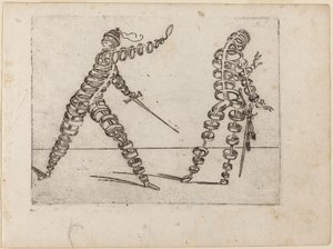 De "Bizzarie di várias figuras" de Giovanni Battista Bracelli