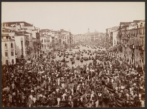 Veneza - A Regata de Giovanni Battista Brusa