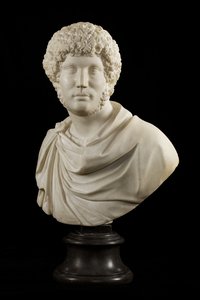 Busto do imperador Adriano como jovem, c.1590 (mármore)