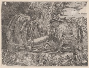 São João Batista com um cordeiro, 1600-35.