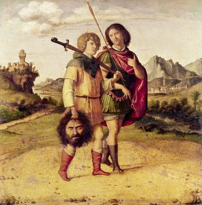David e Jonathan, c.1505-10 (óleo sobre madeira)