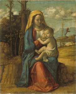 Nossa Senhora e o Menino de Giovanni Battista Cima da Conegliano