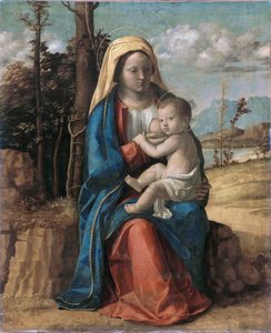 Nossa Senhora e o Menino de Giovanni Battista Cima da Conegliano