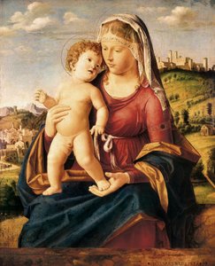 "A Madonna e a Criança" de Giovanni Battista Cima da Conegliano