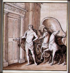 Apollo e a sua carruagem de Giovanni Battista Cipriani