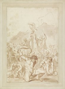 A Adoração da Serpente de Bronze de Giovanni Battista Cipriani