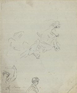 Estudos de Figuras [verso] de Giovanni Battista Cipriani