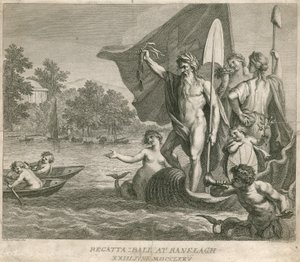 Bola de Regata em Ranelagh Gardens, Millbank, Londres, 23 de junho de 1775