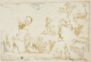 Esboços de temas mitológicos de Giovanni Battista Cipriani
