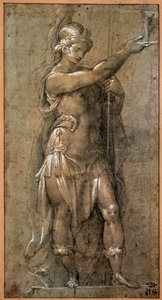Minerva, início do século XVII de Giovanni Battista Crespi