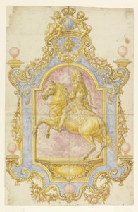 Decoração de parede para Cosimo III de &39;Medici