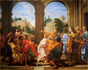 José reconhecido pelos seus irmãos de Giovanni Battista Gaulli