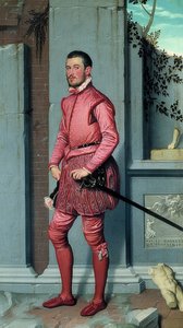 Gian Gerolamo Grumelli. Um 1560 de Giovanni Battista Moroni