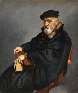 Italiano: Retrato de um velho sentado de Giovanni Battista Moroni