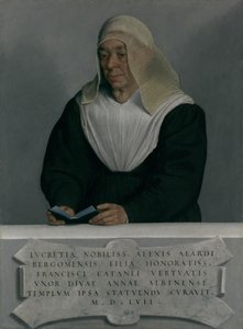 Lucrezia Agliardi Vertova 1490-1558, 1557. de Giovanni Battista Moroni