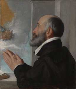 Retrato de um doador de Giovanni Battista Moroni