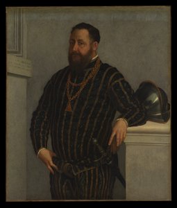Retrato de um homem de Giovanni Battista Moroni