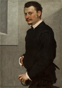 Retrato de um homem, c.1520-24 de Giovanni Battista Moroni
