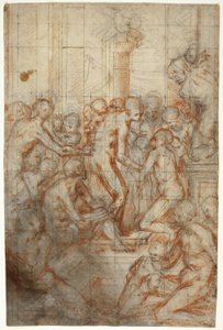 Estudo para a Purificação da Virgem de Giovanni Battista Naldini