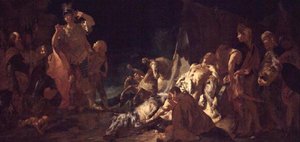 A Morte de Dario de Giovanni Battista Piazzetta
