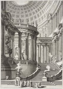 Templo antigo de Giovanni Battista Piranesi