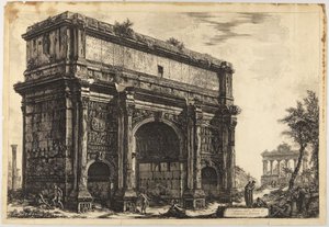 Arco de Septímio Severo de Giovanni Battista Piranesi