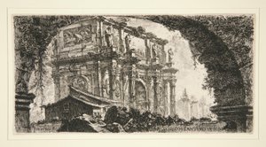 Arco de Constantino em Roma, de algumas vistas de arcos triunfais e outros monumentos de Giovanni Battista Piranesi