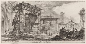 Arco de Trajano em Ancona de Giovanni Battista Piranesi